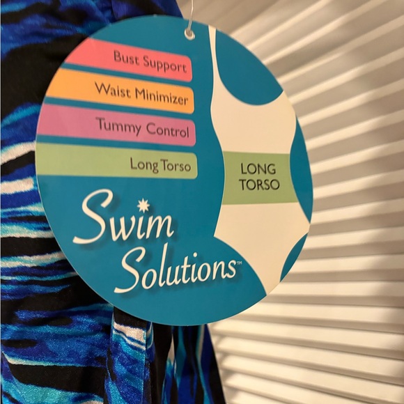 Swim Solutions One Piece Swim Suit - Picture 3 of 5